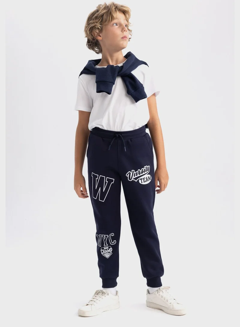 DeFacto Kids Printed Sweatpants