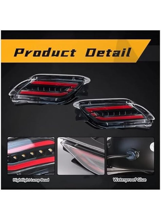 Toyota Vios 2008 2013 LED Tail Light Assembly With Startup Animation Turn Signal - Image 4