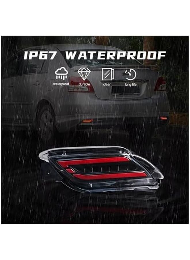 Toyota Vios 2008 2013 LED Tail Light Assembly With Startup Animation Turn Signal - Image 5