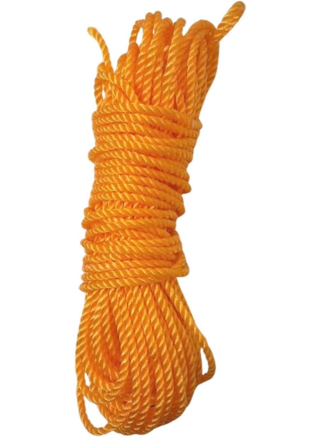 Clothesline, durability and high performance (orange plastic 25m)
