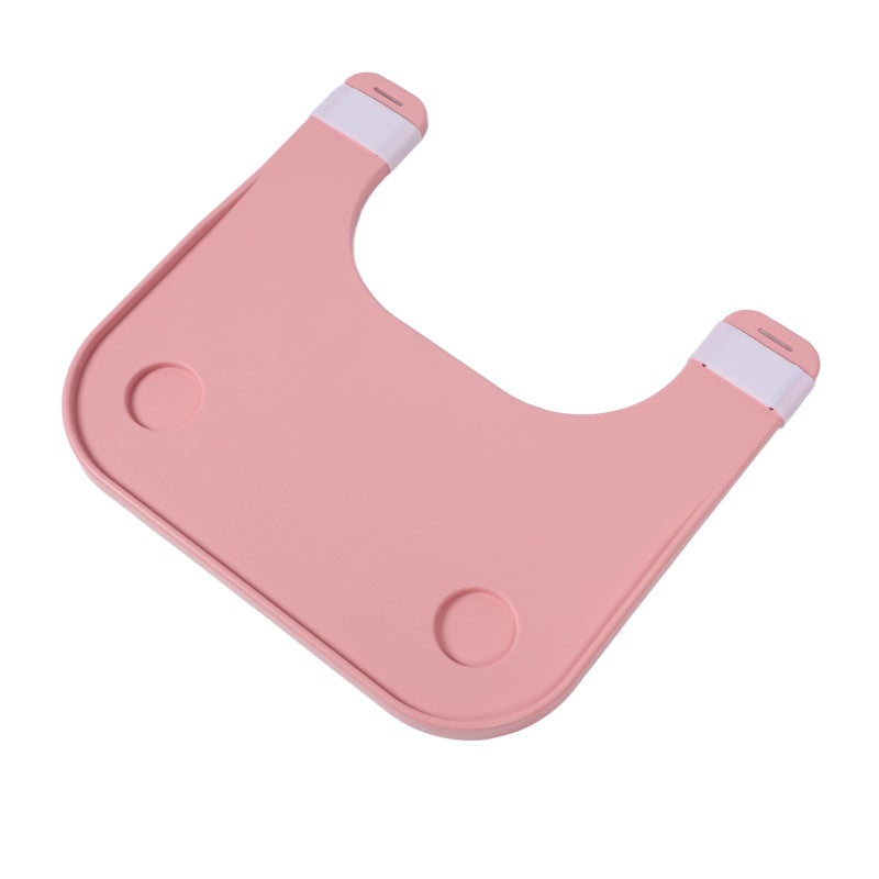 Wheelchair Lap Tray Pink Thickened Foldable Design - Easy To Use Wheelchair Dining Table Board for Elderly And Individuals With Disabilities - Image 2