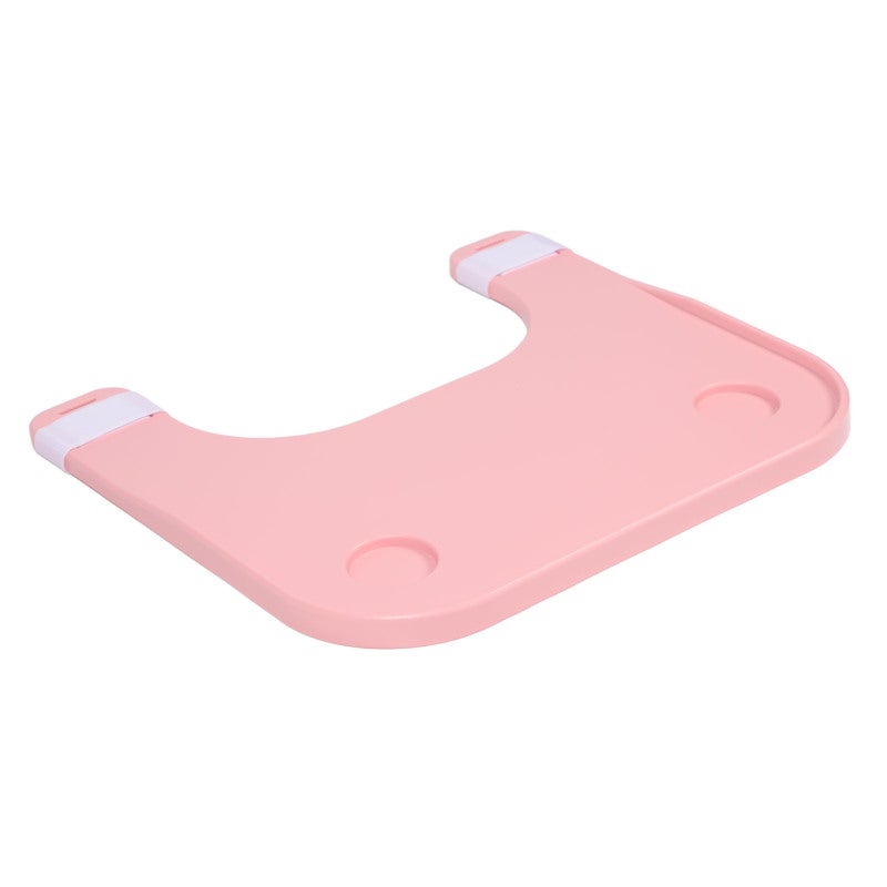 Wheelchair Lap Tray Pink Thickened Foldable Design - Easy To Use Wheelchair Dining Table Board for Elderly And Individuals With Disabilities - Image 3