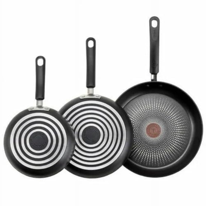 Elite 3 Piece Titanium Nonstick Skillets PFOA Free - 8" Inch - 9.75" Inch - 11.25" Inch Skillets Set - Image 1