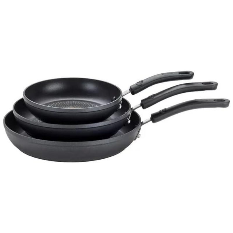 Elite 3 Piece Titanium Nonstick Skillets PFOA Free - 8" Inch - 9.75" Inch - 11.25" Inch Skillets Set - Image 2