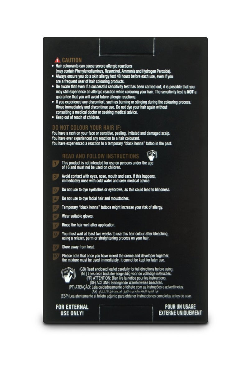 Revlon Realistic Vivid Colour Protein Infused Permanent Color Hair Dye with Color Lock Technology, Jet Black 110ml - Image 4