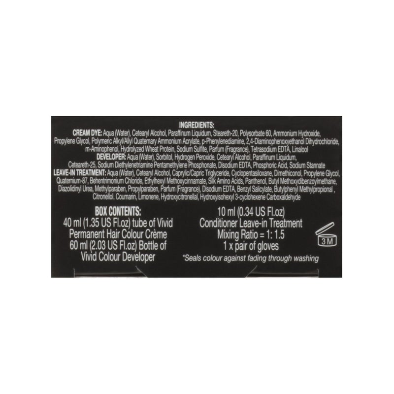 Revlon Realistic Vivid Colour Protein Infused Permanent Color Hair Dye with Color Lock Technology, Jet Black 110ml - Image 5