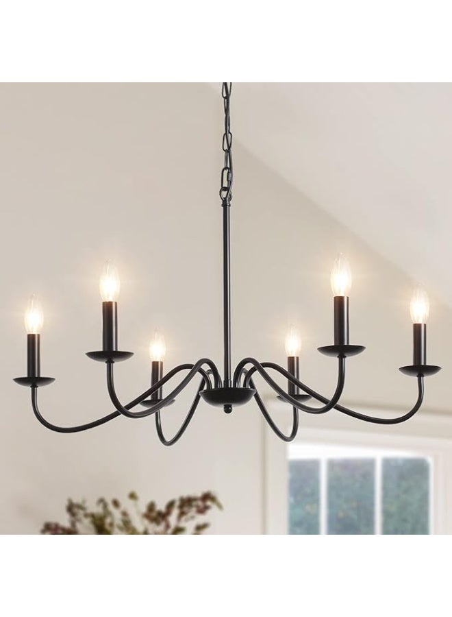 SUN SHINE Black Chandeliers Ceiling Lights Living - Image 1