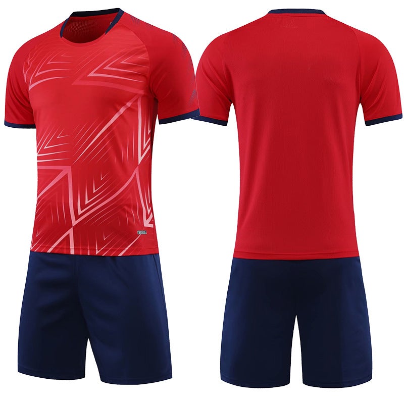 Generic Kids Volleyball Jersey and Shorts Set 021 Red  - Image 1
