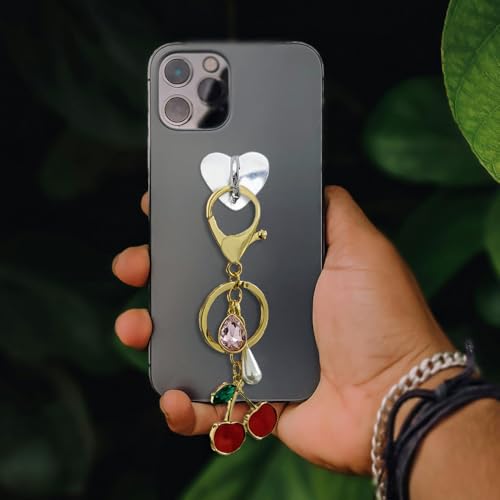 Madison Tyler Cherry Cute Keychains for Women |Bag Charms for Handbags | Gold Plated Purse Charms for Handbags Decor Backpack Bag Trendy - Image 3