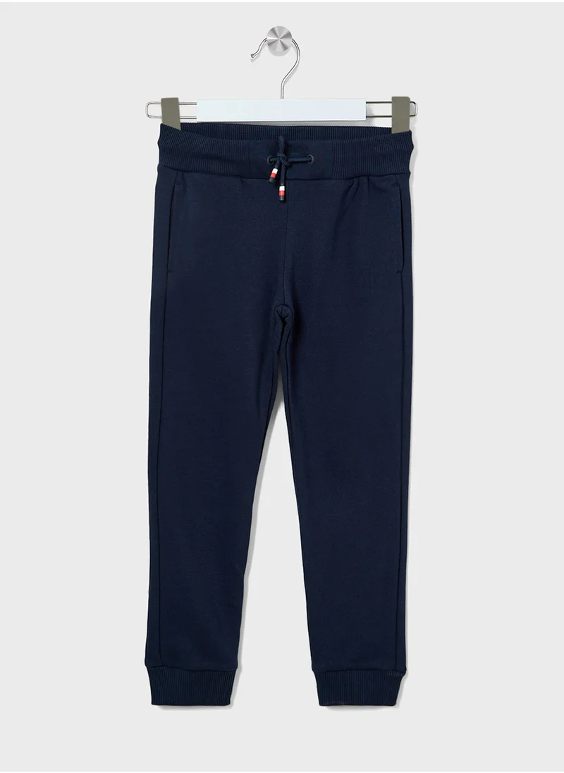 TOMMY HILFIGER Kids Ribbed Insert Tracksuits Sets
