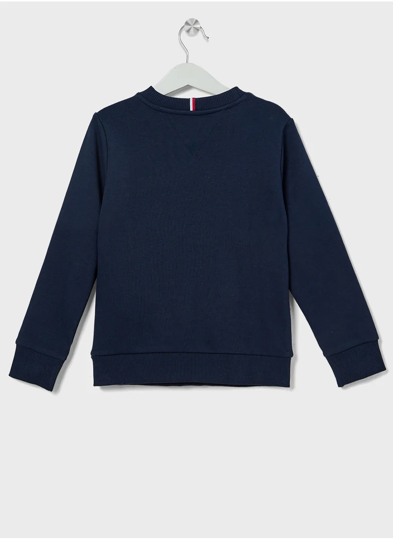 TOMMY HILFIGER Kids Ribbed Insert Tracksuits Sets