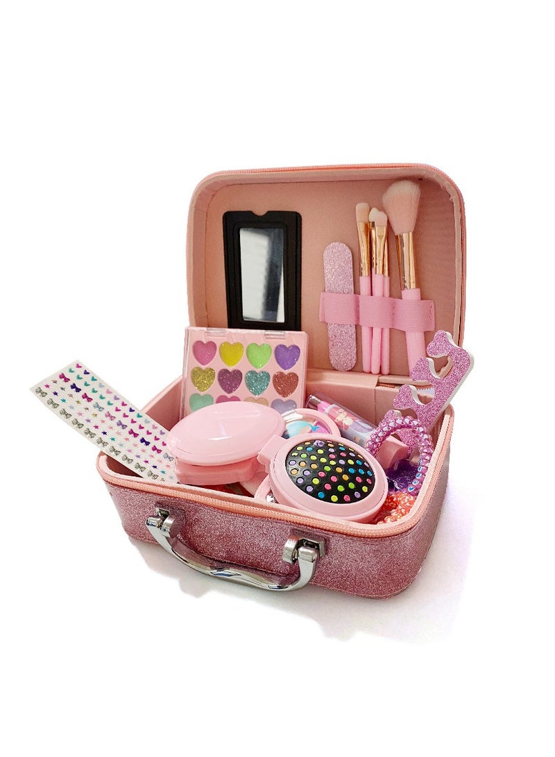 Velaurs Children'S Makeup Set Gentle Cosmetic Tool Set With Lipstick Eyeshadow Suitable For Toddler Girls - Image 2