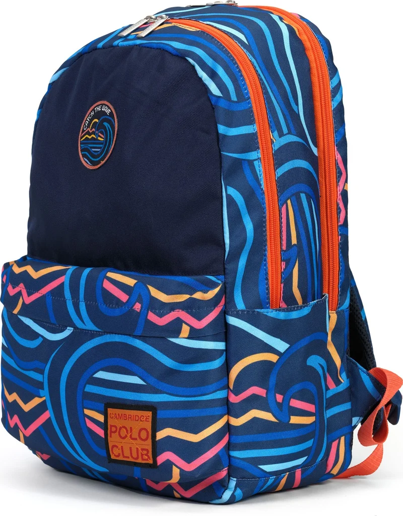كامبريدج بولو كلوب Wave Unisex Children's Primary School Bag with Double Main Compartment