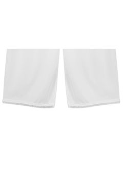 City Rose 3- Pieces Soft inner Short Trousers Silk 100% with Elasticised Waistband  Women White  - Image 3