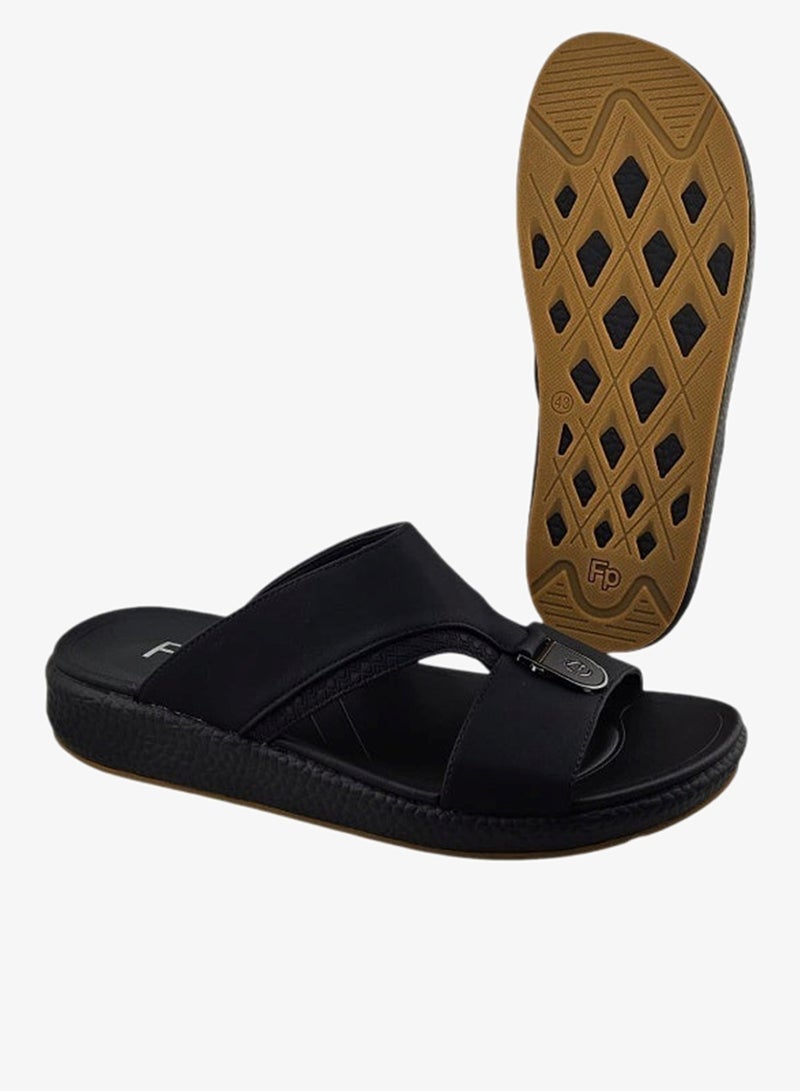 Footprint Cushion Ease Arabic Sandals for Men – Comfortable Cushioned Slip-On Slippers for Daily Wear - Image 3