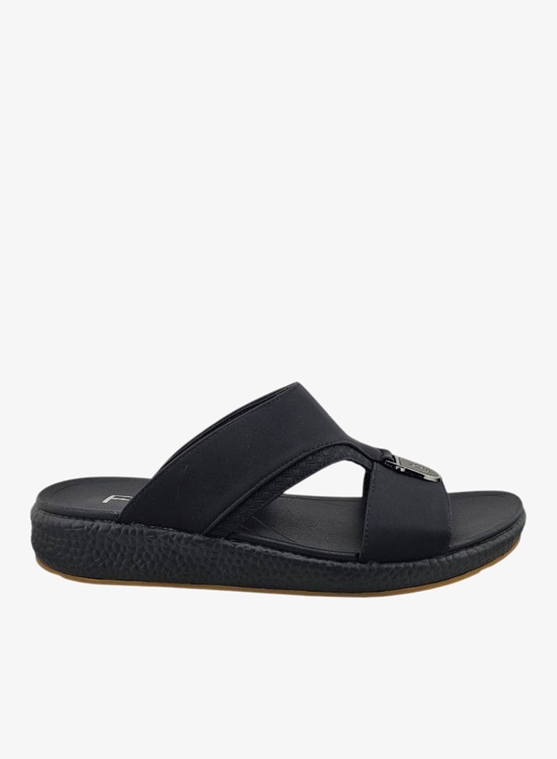 Footprint Cushion Ease Arabic Sandals for Men – Comfortable Cushioned Slip-On Slippers for Daily Wear - Image 1