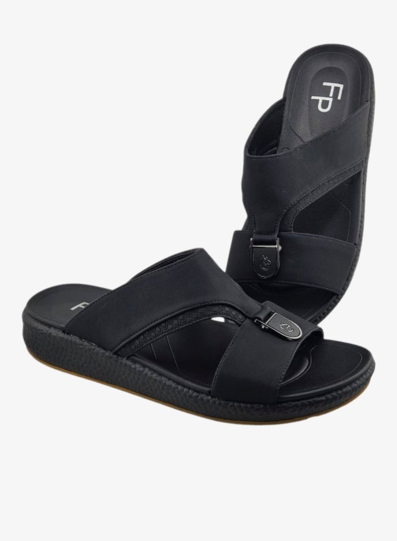 Footprint Cushion Ease Arabic Sandals for Men – Comfortable Cushioned Slip-On Slippers for Daily Wear - Image 5