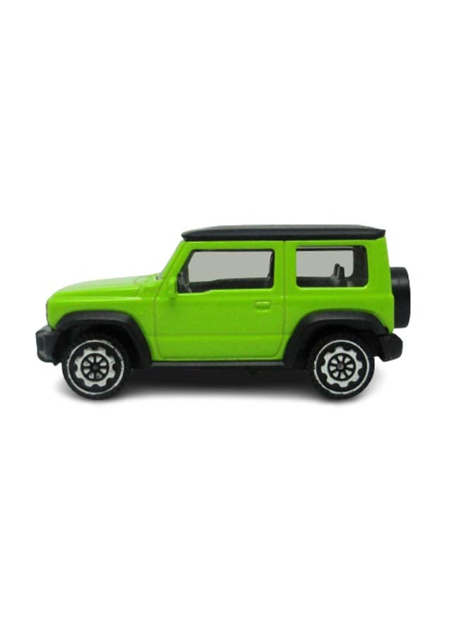 D-Power سوزوكي جيمني أخضر | نموذج مصغر، عنصر جامع نهائي، سيارات SUV | سيارات ألعاب، نموذج سيارة معدنية قابلة للسحب | الحجم 1:48، للأطفال 3+ - Image 2