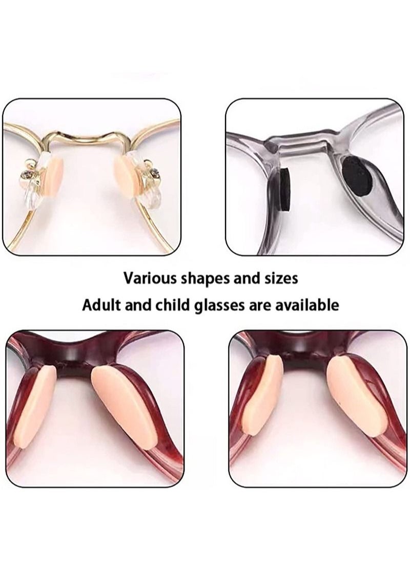 Aikanbo - 120 Pairs of Glasses Nose Pads,Soft Foam Self-Adhesive Glasses Nose Pads,3 Styles of Sponge Non-Slip - Image 1