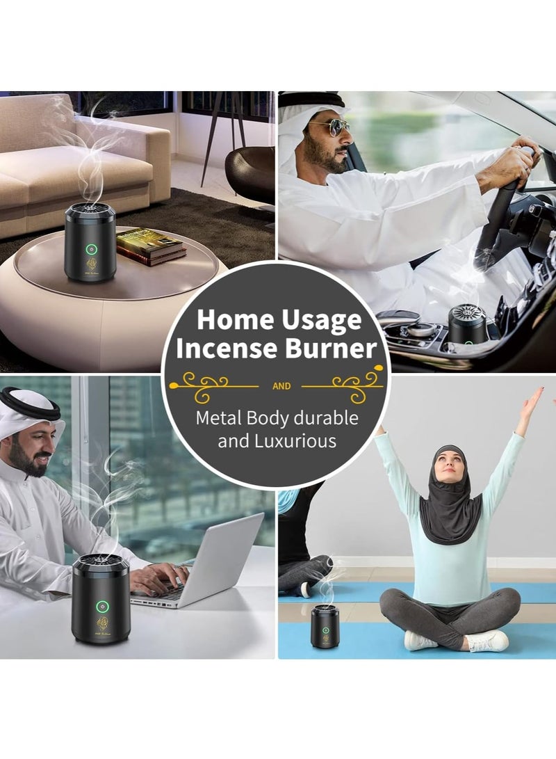 Rabos BK-18 Mini Chargeble Electric Bakhoor Small Bakhoor Burner Resin Burner Office & Home Decor Arabia Incense Bakhoor Burner - Image 2