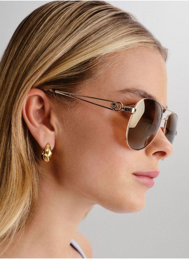 Solarized GLAM AVIATOR Luxury Sunglasses for Men & Women – High Quality Designer Eyewear, UV Protection, Stylish Frames, Timeless Elegance, and Fashionable Eye Shades  - Image 2