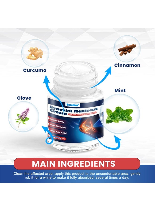 سوميفون التهاب المفاصل القشدة الزلالية التهاب المفاصل القشدة السريعة امتصاص اليد والقدم التهاب المفاصل الجيلي البارد، الركبة المشتركة الألم الإغاثة -16g*3 - Image 4