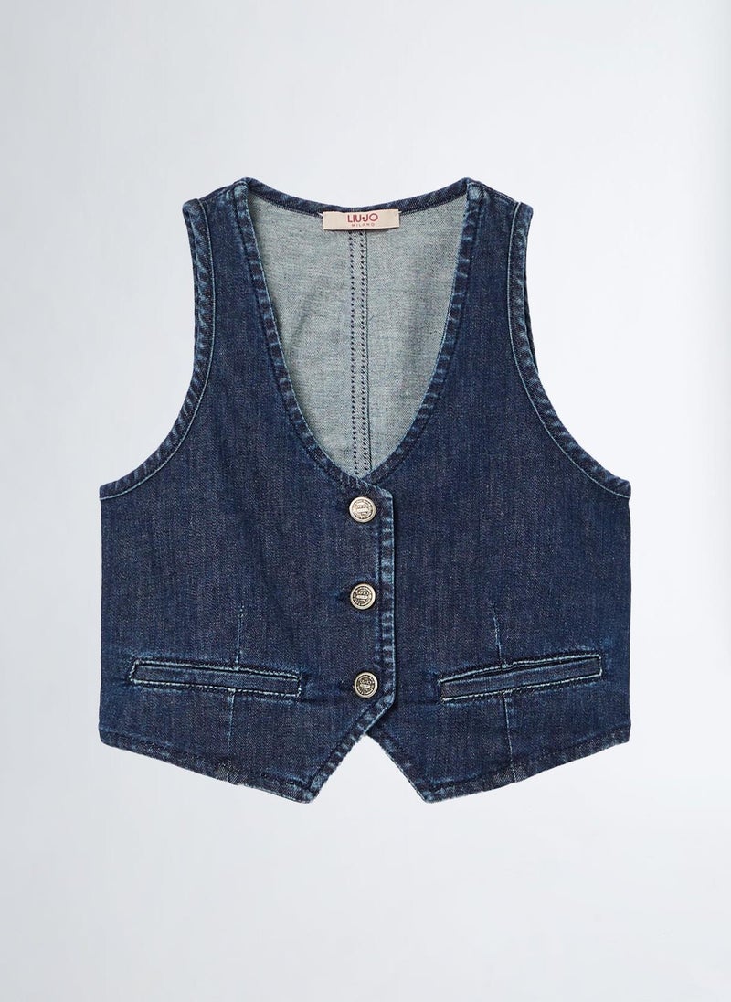 Liu Jo Denim gilet - Image 1