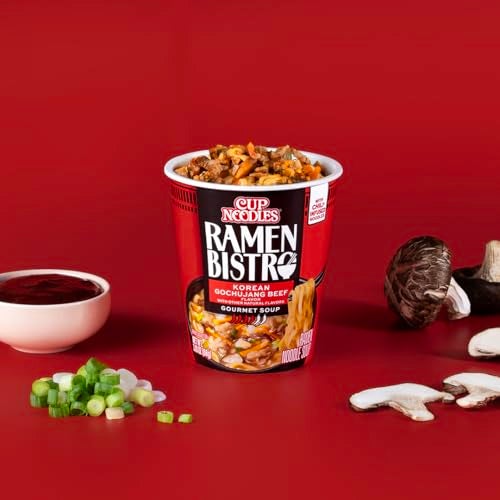 Nissin Cup Noodle Ramen Bistro, Korean Gochujang Beef, 3.1 Ounce (Pack of 6) - Image 2