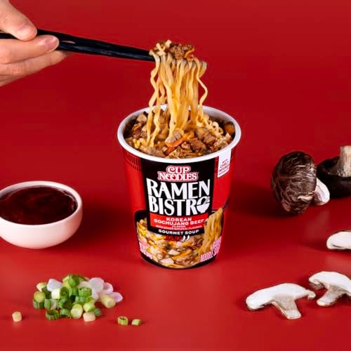 Nissin Cup Noodle Ramen Bistro, Korean Gochujang Beef, 3.1 Ounce (Pack of 6) - Image 3