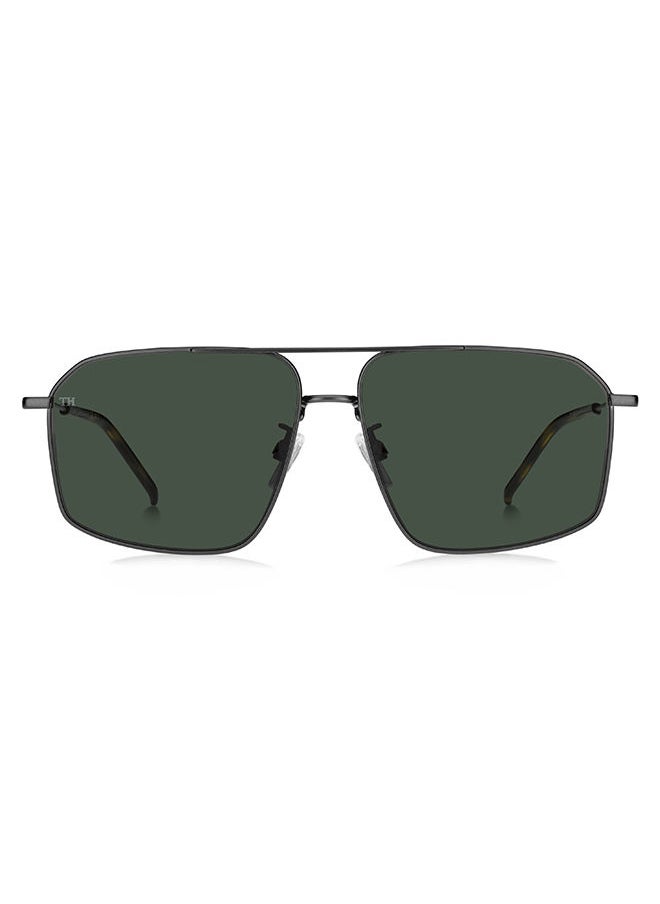TOMMY HILFIGER - Men’s UV Protection Pilot Sunglasses - TH 1867/F/S SVKQT - Lens Size: 60 mm - Image 1