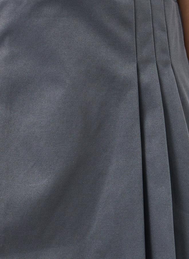 ستايلي فستان ستيلي جيرلز مدرسي رمادي مع جيب جانبي - Image 3