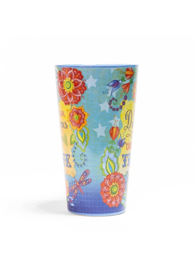 Divinity Boutique Inspirational Stoneware Mug, Dreams Come True, Multicolor 16 ounce - Image 2