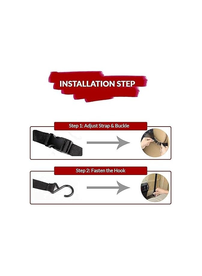 general Car Trash Can with Lid, Car Trash Bag Automotive Garbage Can, Vehicle Trash Bin Container for Car with Storage Pockets - Image 3