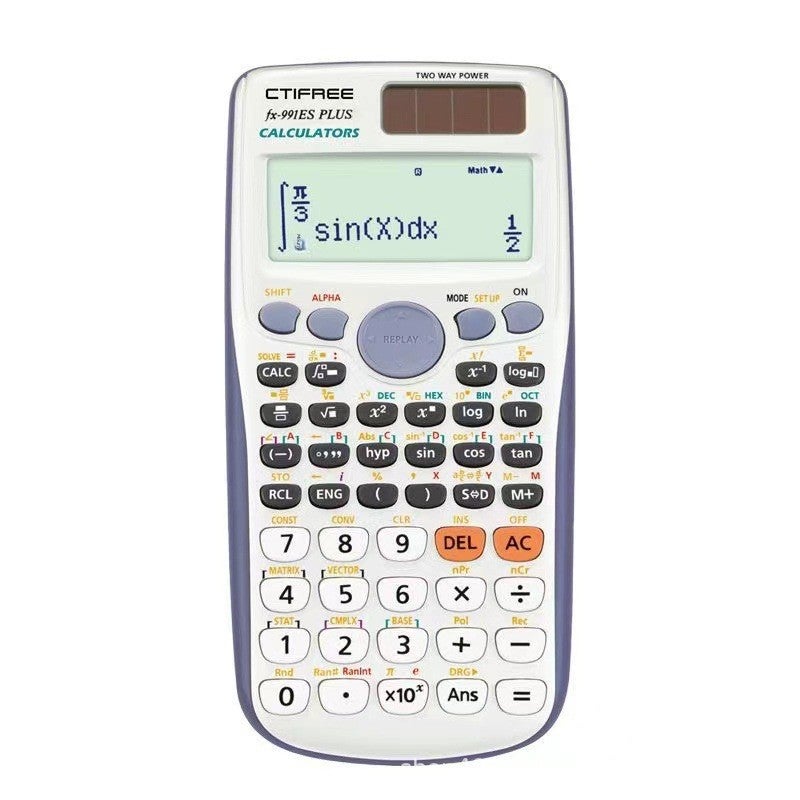Generic FX991ESPLUS Scientific Calculator for Students 417 Function silver 