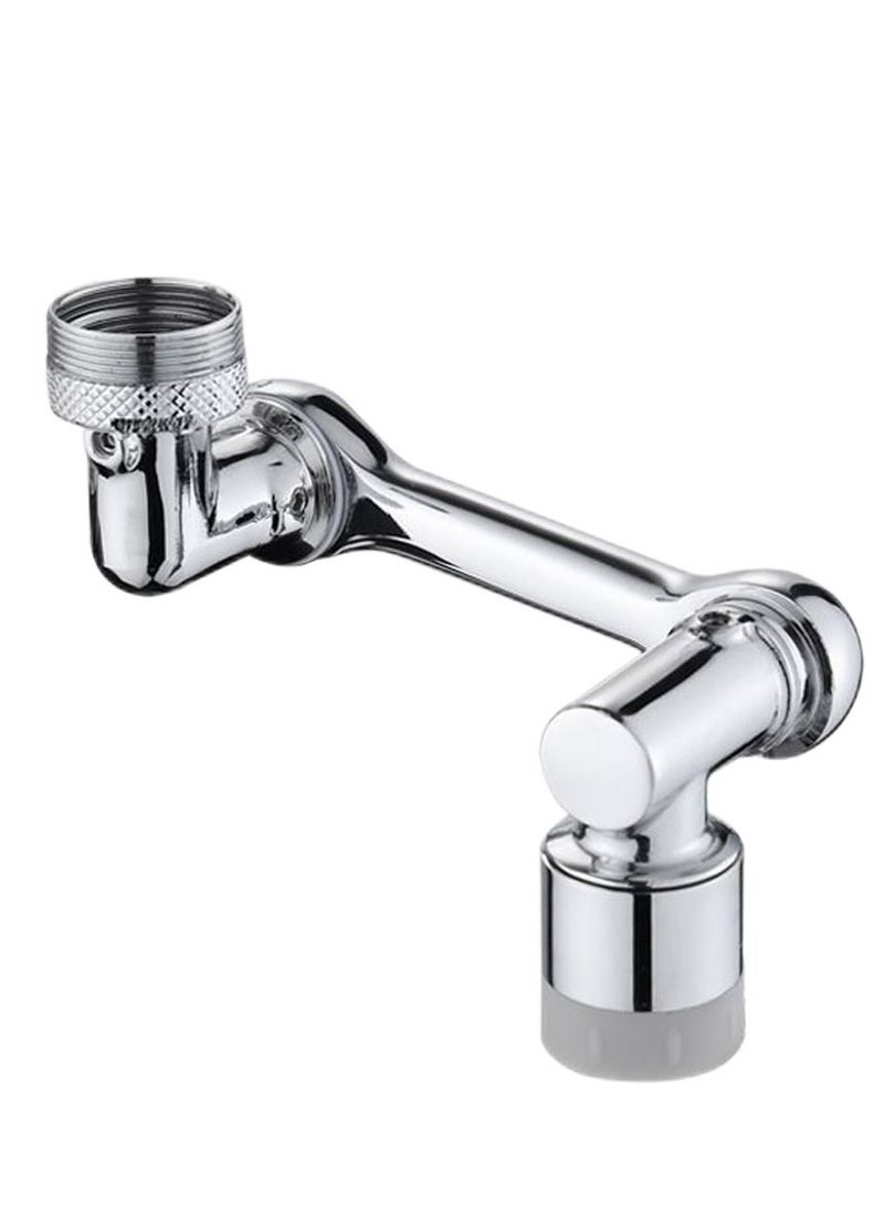 PYEBE - Faucet Extender for Bathroom Sink Universal Robotic Arm Swivel Faucet Aerator Brass Sink Faucet Attachment with 2 Water Outlet Modes for Kitchen Bath Faucet Parts Replacement - Image 1
