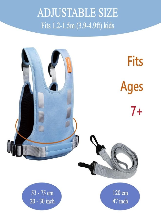 BLEWAY Child Safety Harness - Child Harness Supporting Special Needs for Kids & Teenagers Aged 7+,Including Autism Safety Awareness (Blue) - Image 3