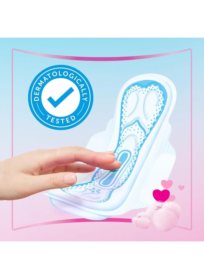 Always Maxi Thick Large Cotton Skin Love Sanitary Pads With Lavender Oil 60 Pcs  - Image 3