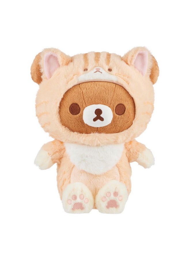 Rilakkuma Chairoikoguma San-X Original Sitting Cat Costume Plush - 12-Inch Plush  - Image 1