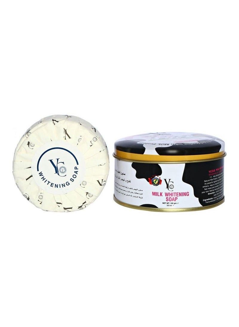 YC Milk Whitening Soap White 100g 