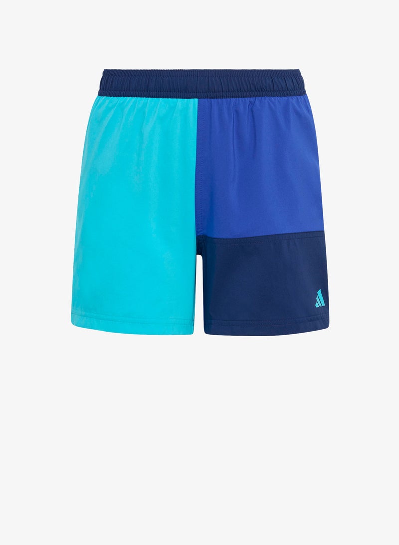 Adidas Youth Colorblock Swim Shorts - Image 1