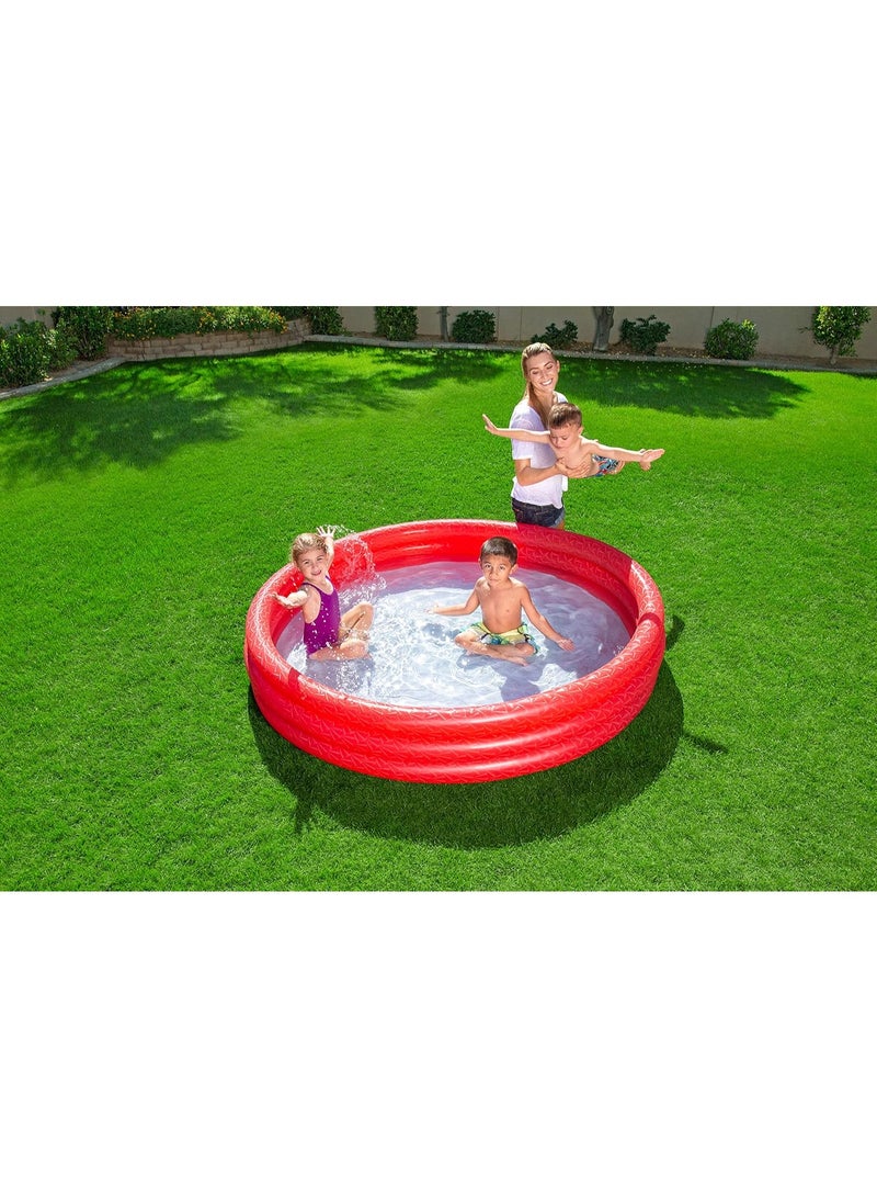 بست واي مسبح سبلاش آند بلاي ثلاثي الحلقات 183×33 سم - Image 3