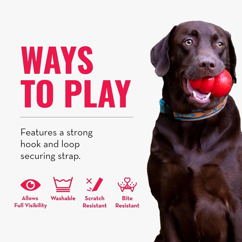 Kong Cloud E-Collar for Dogs, Soft Inflatable Recovery Dog Collar, Adjustable, Scratch & Bite Resistant, Promotes Healing, Prevents Wound Licking, Scratching Post-Surgery, Neck Size: 38-51cm, Large - Image 4