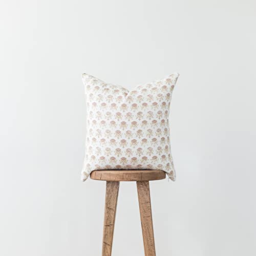 Woven Nook - Modern & Luxurious 18" x 18" Decorative Boho Throw Pillow Covers - Durable Quality & Machine Washable - 100% Cotton - Fleur Design - 4 Pack - Image 3