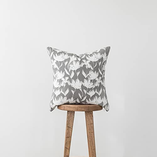Woven Nook - Modern & Luxurious 18" x 18" Decorative Boho Throw Pillow Covers - Durable Quality & Machine Washable - 100% Cotton - Fleur Design - 4 Pack - Image 4