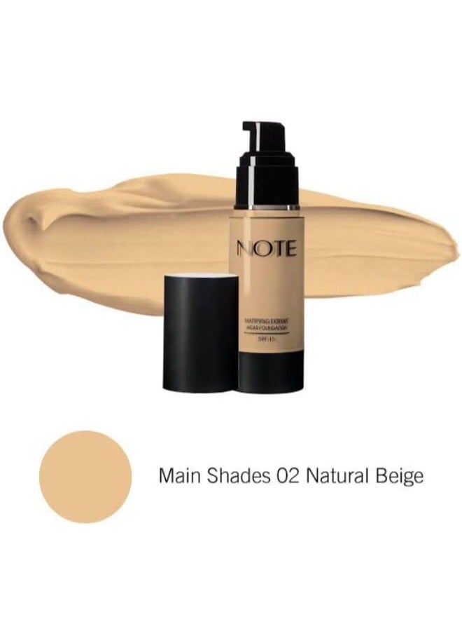 Note Detox & Protect Foundation Natural Beige, No. 02 - Image 1