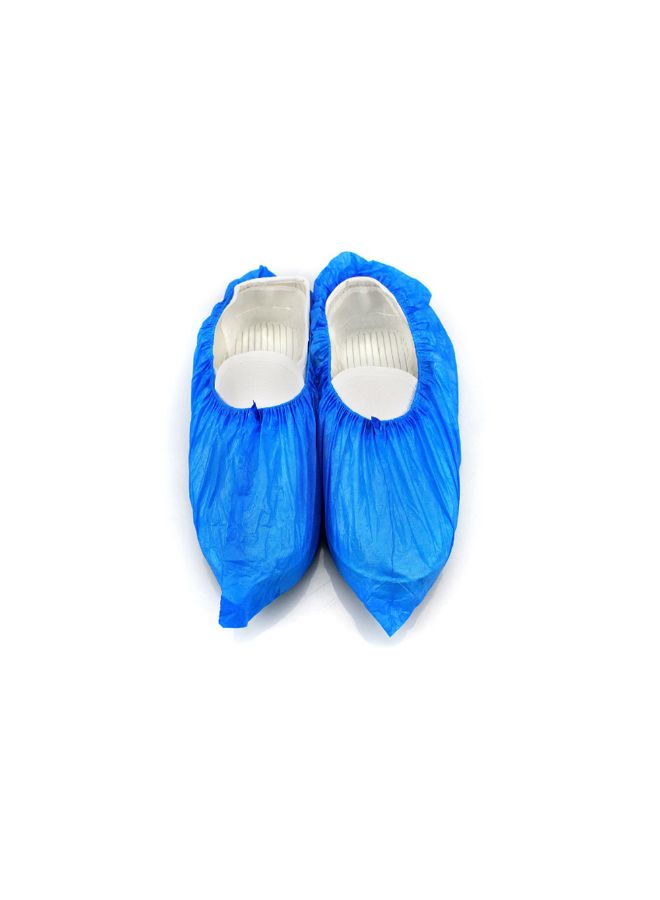 100-Piece Anti-Slip Disposable Shoe Cover Dark Blue - Image 3