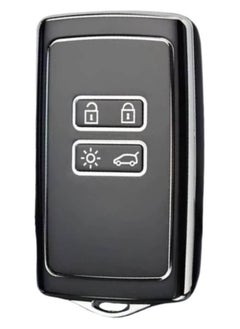 TPU Car Remote Key Card Case Cover Shell Compatible with Renault Captur Megane Talisman Espace Clio Zoe Koleos Scenic 4 Arkana Dacia Sandero
