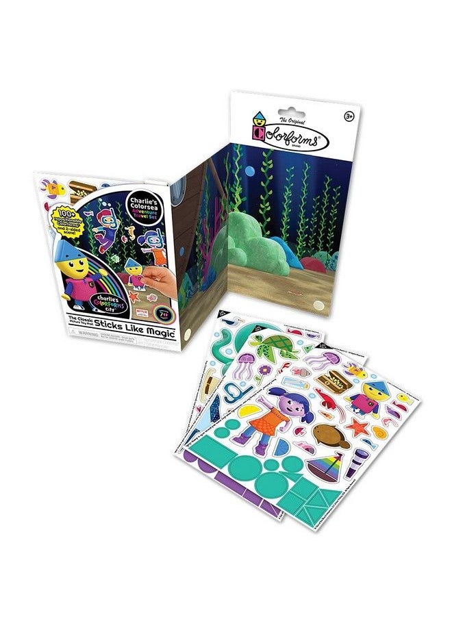 Colorforms - Colorforms Charlie'S Colorforms Travel Set The Classic Picture Toy That Sticks Like Magic Ages 3+ - Image 1