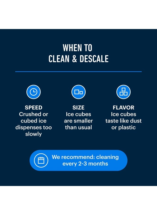Essential Values - Ice Machine Cleaner Nickel Safe Descaler Ice Maker Cleaner Universal Application For Affresh Whirlpool 4396808 Manitowac Ice-O-Matic Scotsman Follett Ice Makers By 16Oz - Image 1