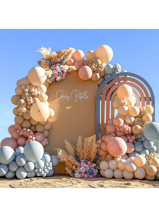 الكشف عن نوع الجنس بالونات مجموعة الحزام ، 124 قطعة من القطع الغبار الوردي والغبار الأزرق الرمال بالونات البيضاء للكشف عن نوع الجنس عيد ميلاد زفاف الحفلة ديكور - Image 3